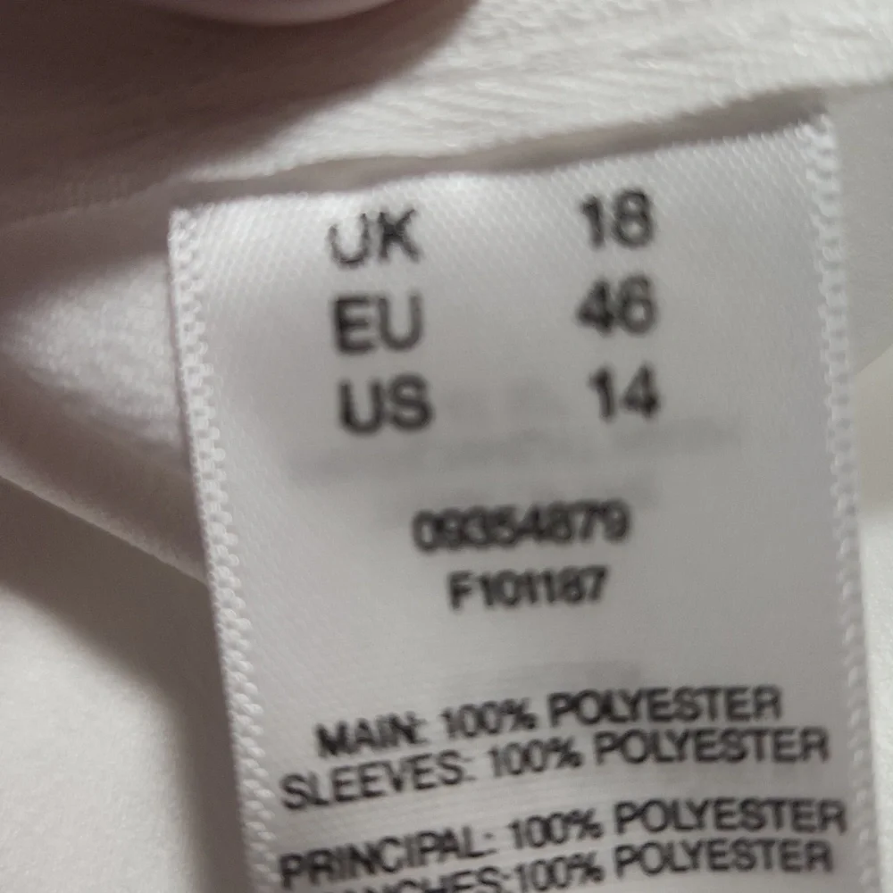 ASOS ELEGANT White  Women's Top Size 14. - Picture 9 of 10